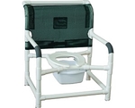 Wide Shower Commode Seat 126-LP-NB